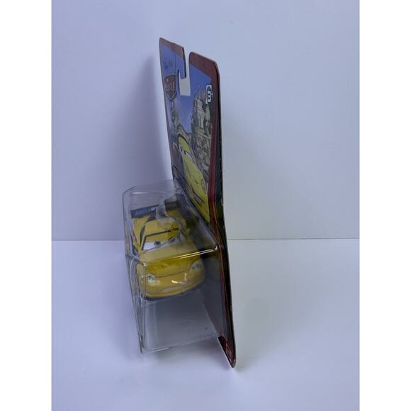 NIB Disney Pixar Cars 2 #7 Jeff Gorvette 1:55 Diecast Car Mattel 2010 - Picture 6 of 8